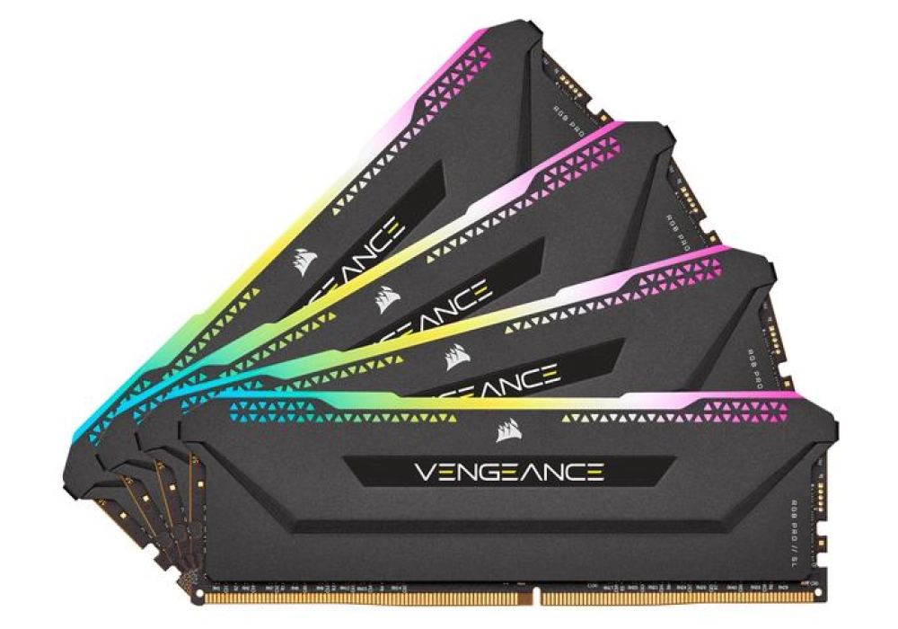 Corsair Vengeance RGB Pro SL DDR4-3200 - 128 GB kit (Black) - (4x32GB)