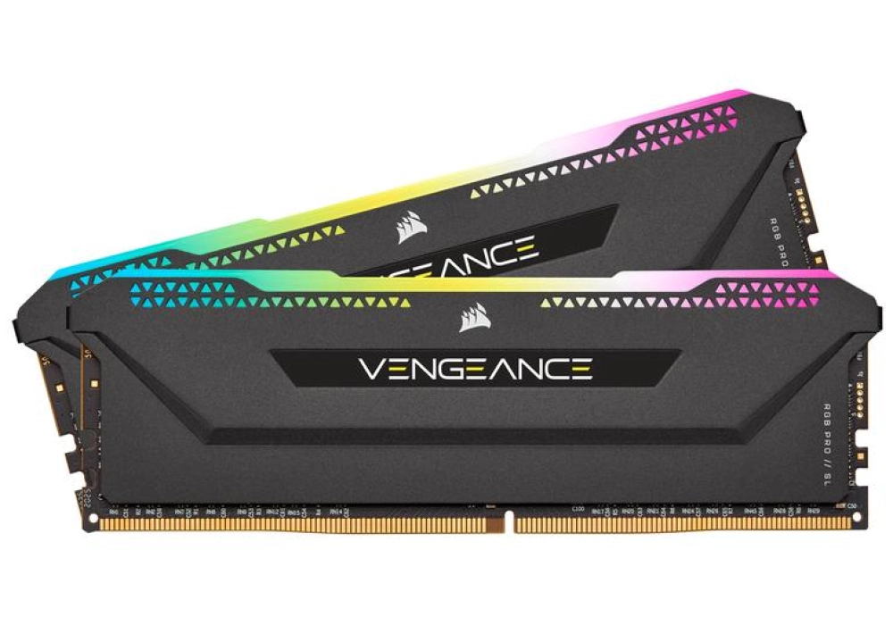 Corsair Vengeance RGB Pro SL DDR4-3600 - 16 GB kit (Black) - (2x8GB)