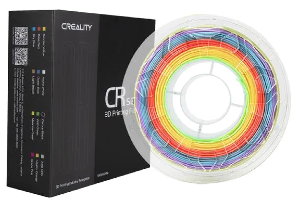 Creality Filament CR-PLA Arc-en-ciel, 1.75 mm, 1 kg