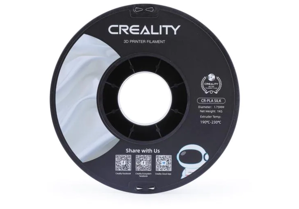 Creality Filament PLA, Arc-en-ciel, 1.75 mm, 1 kg