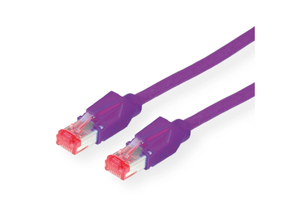 Dätwyler Cable RJ45 Cat 6 S/FTP (Violet) - 0.5 m