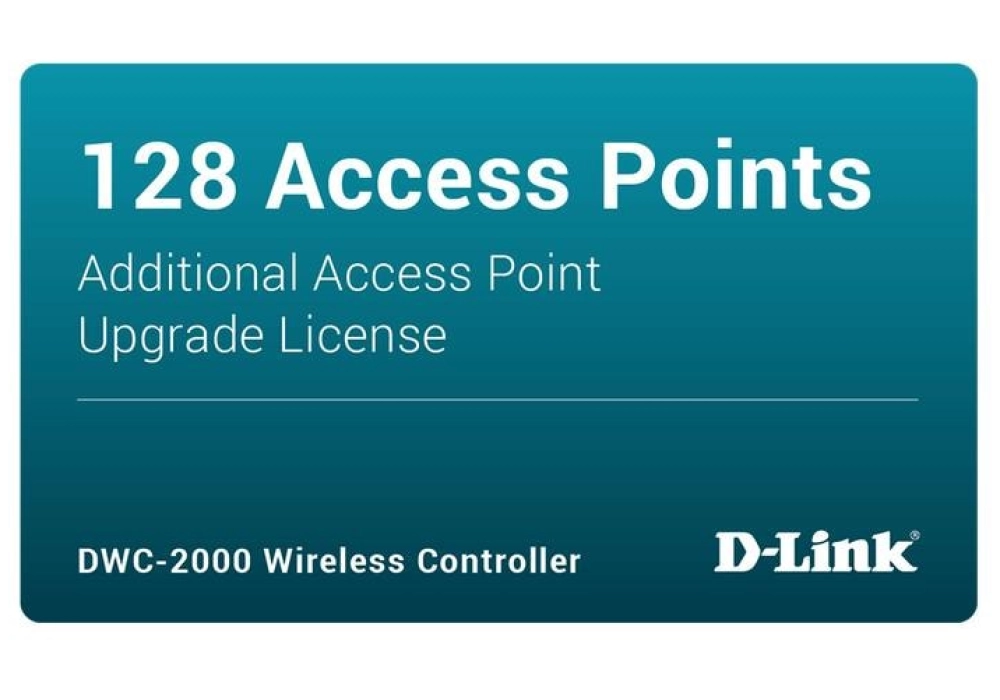 D-Link DWC-2000-AP128-LIC 128 licences AP
