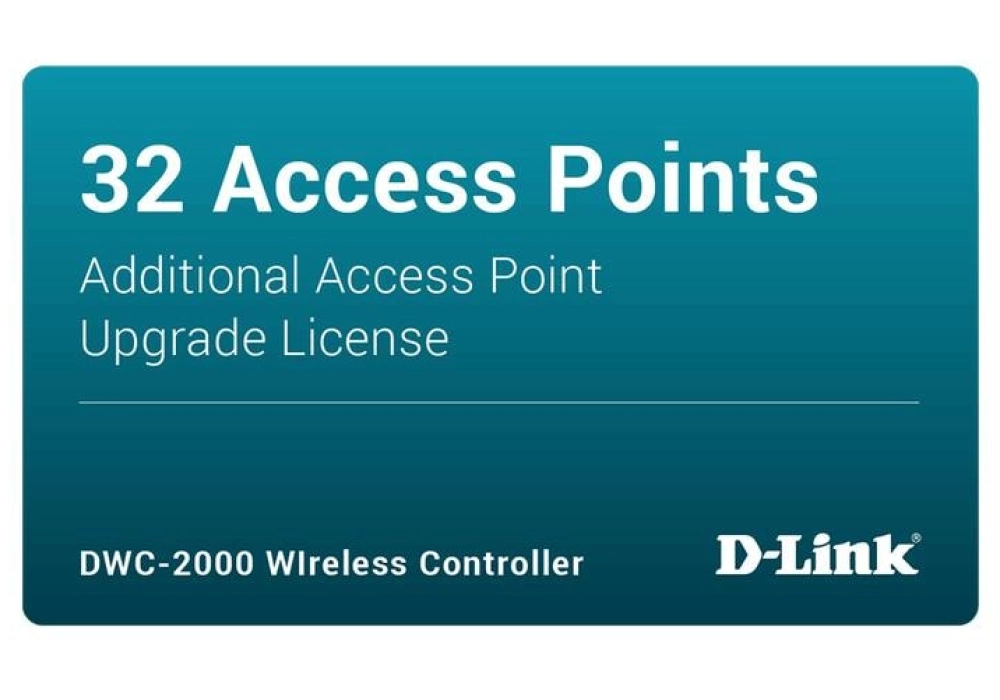 D-Link DWC-2000-AP32-LIC 32 licences AP