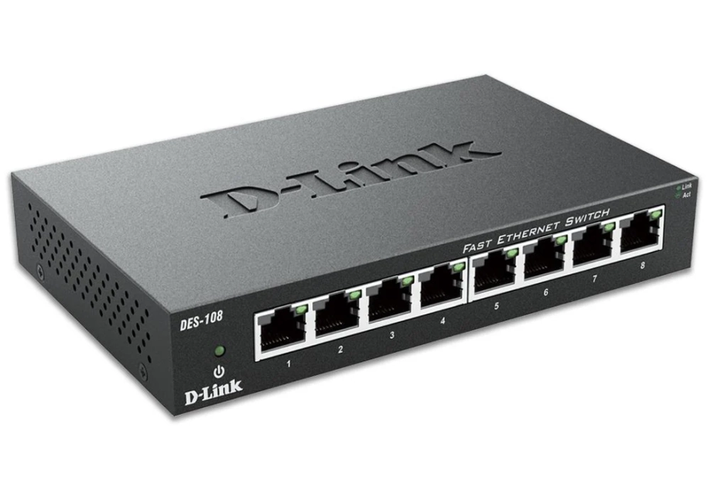 D-Link Switch DES-108 8 ports