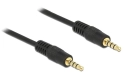 DeLOCK 3.5mm Stereo Cable 4-pin - 1.0 m