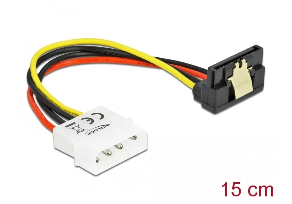 DeLOCK 4-pin Molex to SATA 15-pin Power (up)