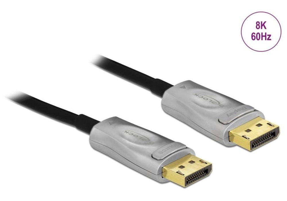 DeLOCK Active Optical Cable DisplayPort 1.4 8K - 100.0 m
