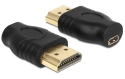 Delock Adaptateur HDMI mâle - Micro HDMI (HDMI-D) femelle