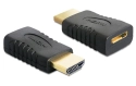 Delock Adaptateur HDMI mâle - Mini-HDMI (HDMI-C) femelle