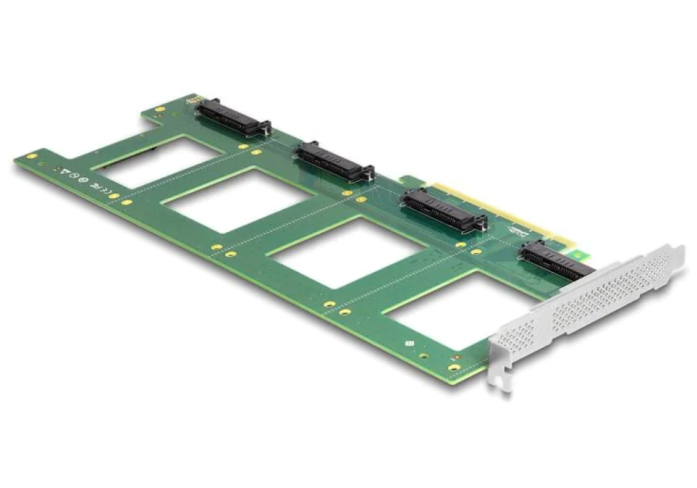 Delock Adaptateur PCI-Express 4.0 x16 - 4x U.2 NVMe SFF-8639
