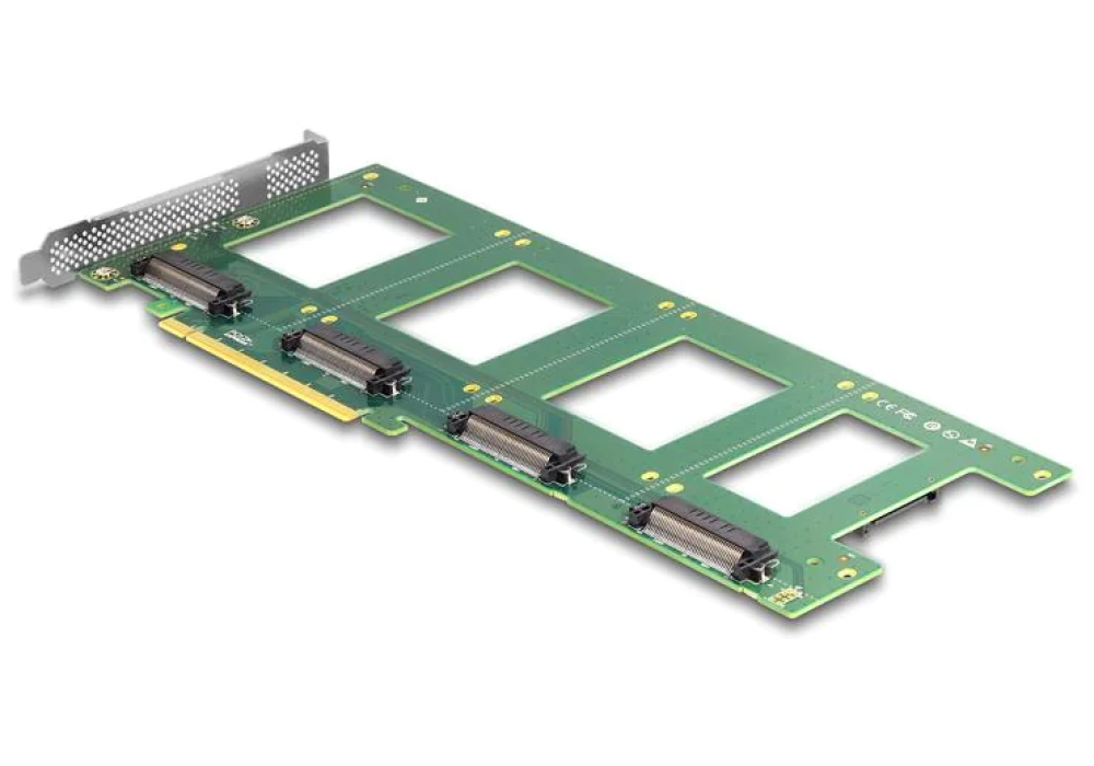 Delock Adaptateur PCI-Express 4.0 x16 - 4x U.2 NVMe SFF-8639