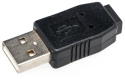 DeLOCK Adaptateur USB 2.0 A mâle > mini USB B 5 pin femelle