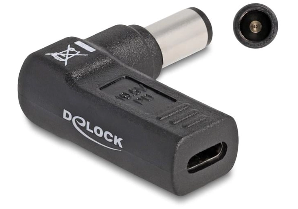 DeLOCK Adaptateur USB-C vers Dell 7.4 x 5.0 mm 90°