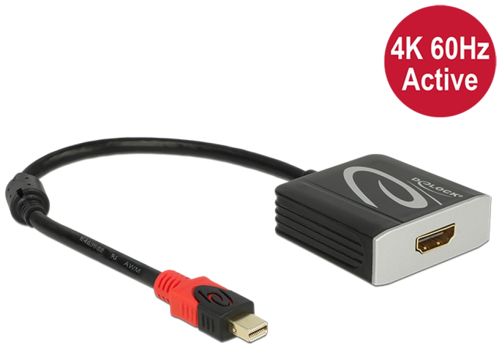 DeLOCK Adapter mini Displayport > HDMI 2.0