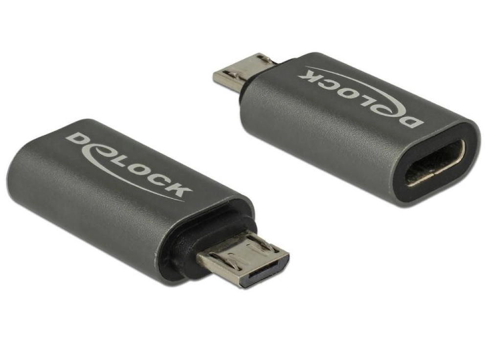 DeLOCK Adapter USB 2.0 Micro-B male > USB Type-C 2.0 female