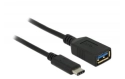 DeLOCK Adapter USB Type-C 3.1 male > USB 3.1 type A female - 15 cm