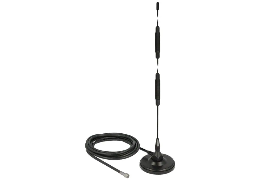 Delock Antenne LTE mâle SMA 7 dBi fixe omnidirectionnelle RG-58 - 3.0 m