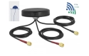 Delock Antenne LTE/WLAN/GPS LTE MIMO double bande SMA 2 dBi Rayonnement omni directionnel 