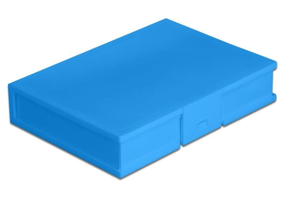 DeLOCK Boîtier de protection pour HDD 3.5″ (Bleu)