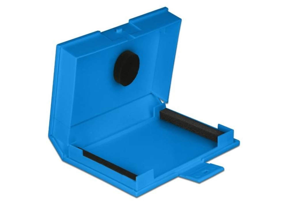 DeLOCK Boîtier de protection pour HDD 3.5″ (Bleu)