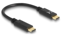 Delock Câble chargeur 5A USB-C / USB-C - 0.15 m