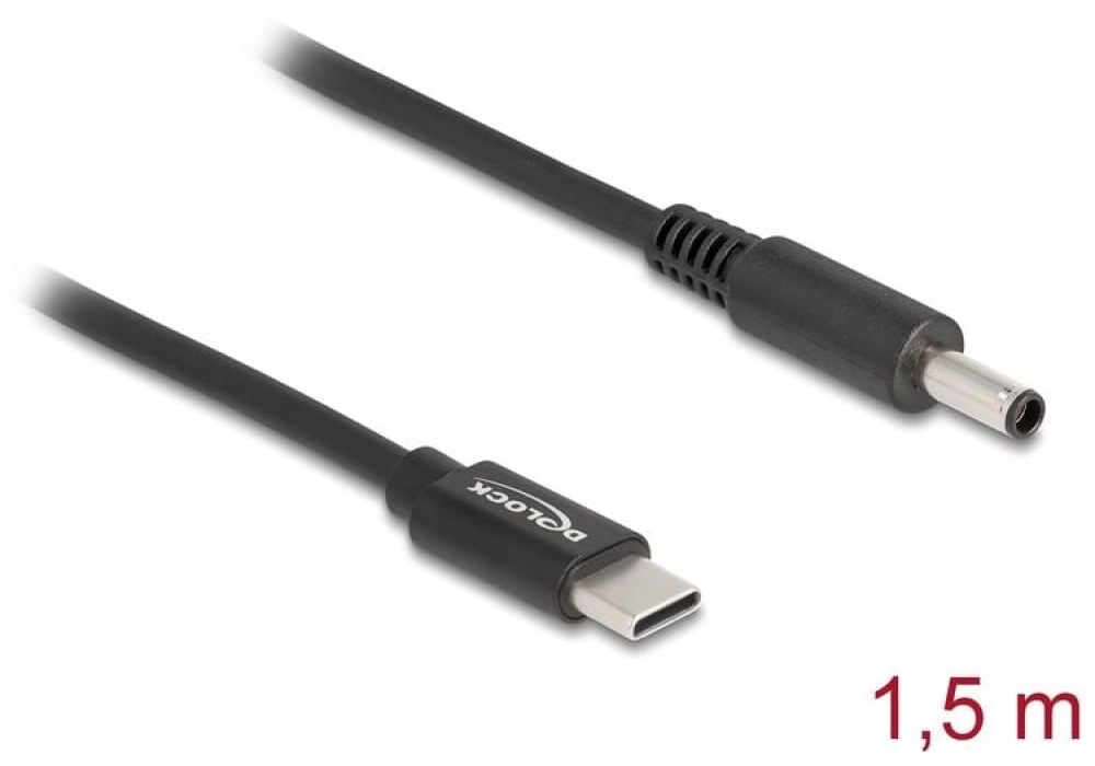 DeLOCK Câble de chargement USB-C vers Dell 4.5 x 3.0 mm - 1.5 m