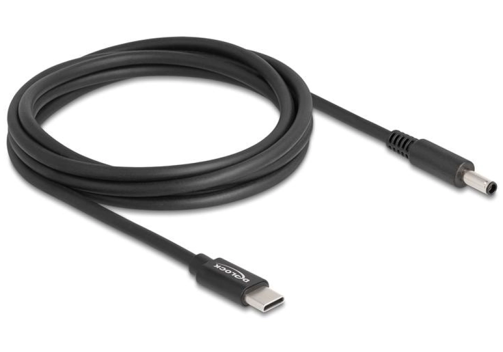 DeLOCK Câble de chargement USB-C vers Dell 4.5 x 3.0 mm - 1.5 m