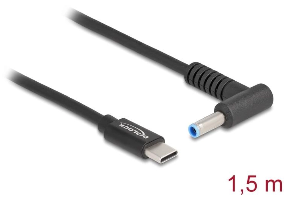 DeLOCK Câble de chargement USB-C vers HP 4.5 x 3.0 mm - 1.5 m