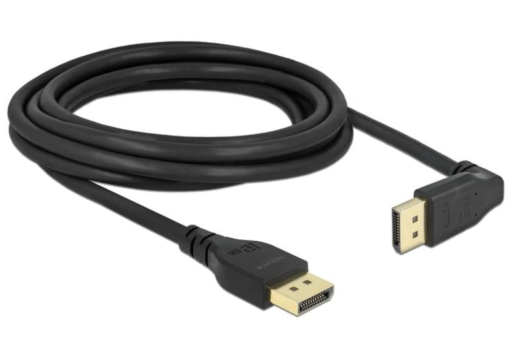 DeLOCK Câble DisplayPort - DisplayPort coudé 8K 60Hz - 3.0 m - 87151 