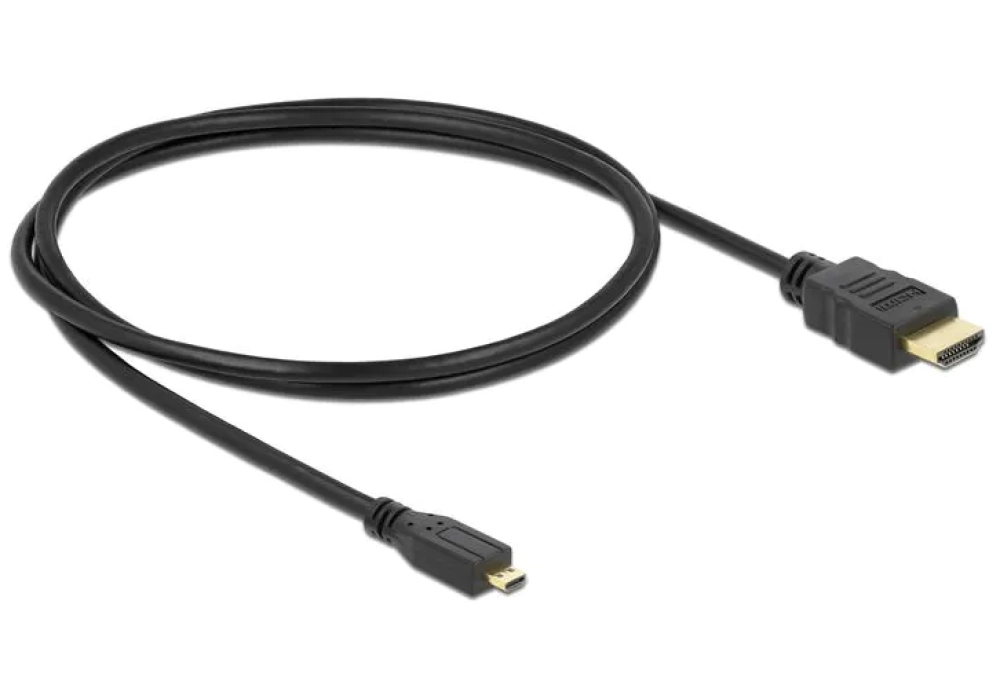 Delock Câble HDMI - Micro HDMI (HDMI-D) - 1.0 m