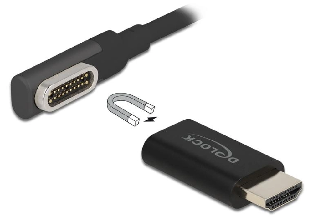 DeLOCK Câble Magnétique USB type C - HDMI-A 4K 60Hz - 1.20 m