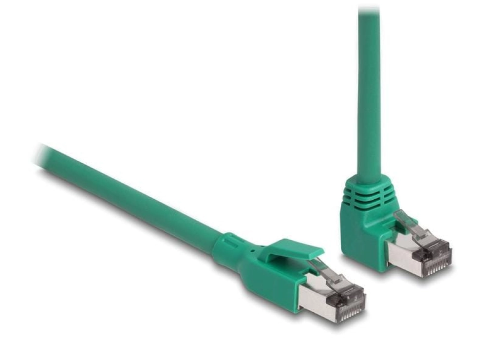 DeLOCK Câble PROFINET Cat 6, SF/UTP - coudé - 3.0 (Vert)