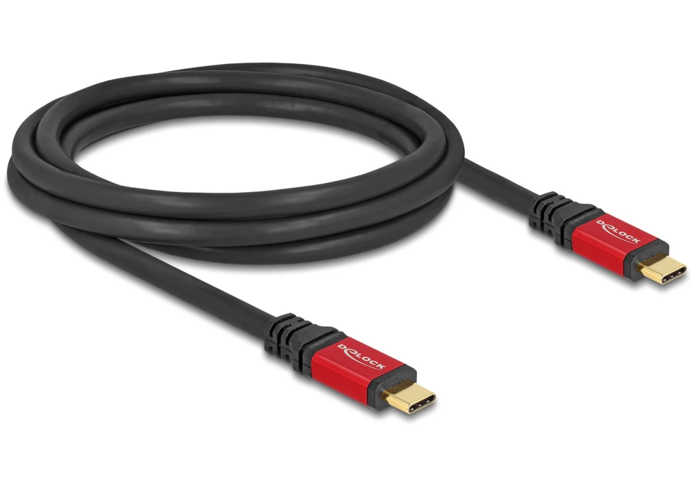 Delock Câble USB 2.0 PD 3.0 100 W USB C - USB C 2 m