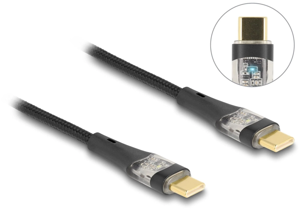 Delock Câble USB 2.0 PD 3.0 100W USB C - USB C 1 m