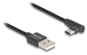 Delock Câble USB 2.0 USB A - USB C coudé 3 m