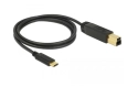 DeLOCK Câble USB 3.1 USB-C vers USB-B - 1.0 m