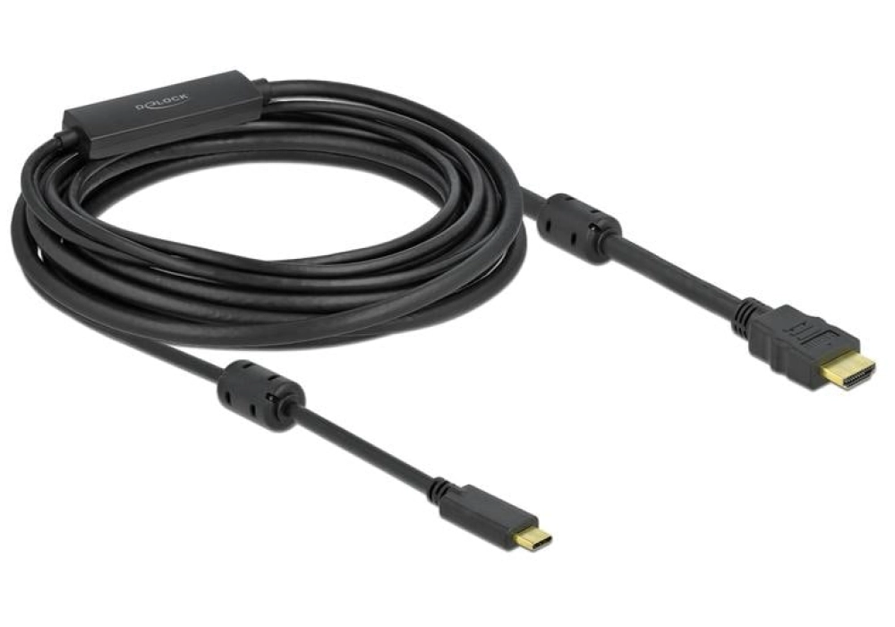 DeLOCK Cable actif USB Type-C > HDMI - 7 m