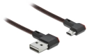 DeLOCK Cable Easy USB 2.0 A/USB micro-B Male - 90/270° - 0.2 m