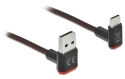 DeLOCK Cable Easy USB 2.0 A/USB Type-C Male - up/down - 0.2 m