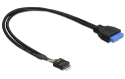 DeLOCK Cable USB 3.0 pin header female > USB 2.0 pin header male