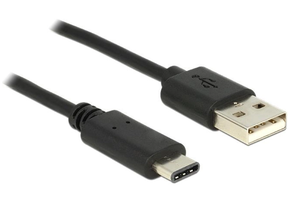 DeLOCK Cable USB Type-C 2.0 male > USB 2.0 type-A male - 1 m 