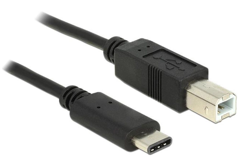 DeLOCK Cable USB Type-C 2.0 male > USB 2.0 type B male - 1 m