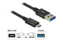 DeLOCK Cable USB Type-C 3.1 male > USB type-A male - 1 m 