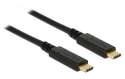 DeLOCK Cable USB Type-C 3.1 male > USB Type-C male - 0.5 m 