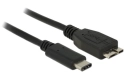 DeLOCK Cable USB Type-C 3.1 male > USB type Micro-B male - 0.5 m 