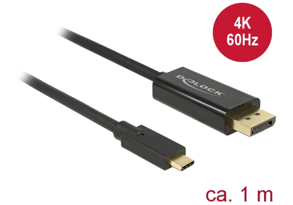 DeLOCK Cable USB Type-C male > DisplayPort male - 1 m 