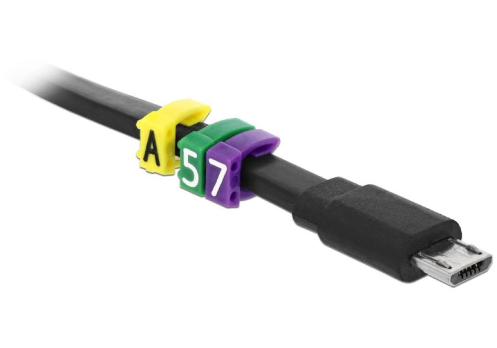 DeLOCK Clips-marqueurs de câble (A-Z) - 260x