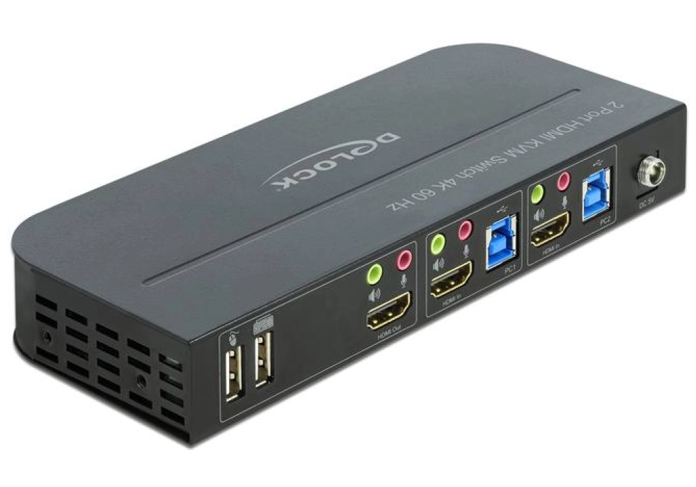 Commutateur KVM HDMI et USB 4 ports Speaka Professional - Conrad