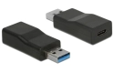 DeLOCK Converter USB 3.1 Gen 2 Type-A (M) > USB Type-C (F) Active