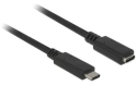 DeLOCK Extension cable (USB 3.1 Gen 1) USB Type-C 0.5 m